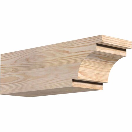 Ekena Millwork Mediterranean Smooth Rafter Tail, Douglas Fir, 5 1/2"W x 6"H x 18"L RFT06X06X18MED00SDF